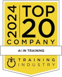 Training industry award emblem